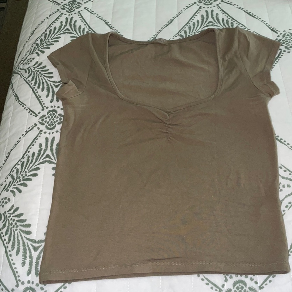 John Galt Brown Short Sleeve